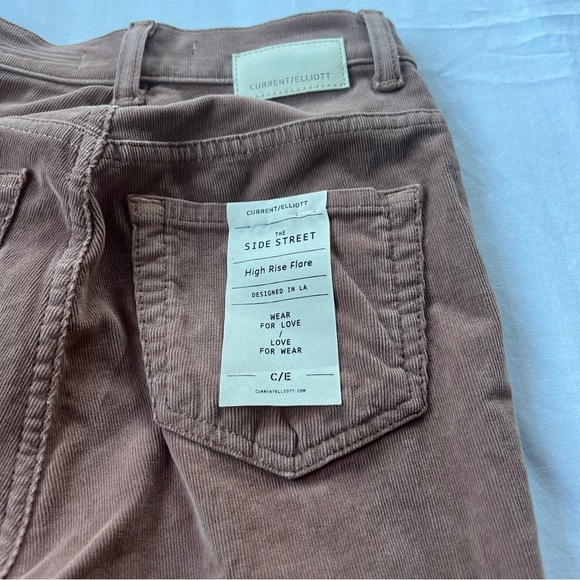 NEW! Current/Elliott The Side Street Flare Corduroy Pants 9945 - Picture 8 of 12